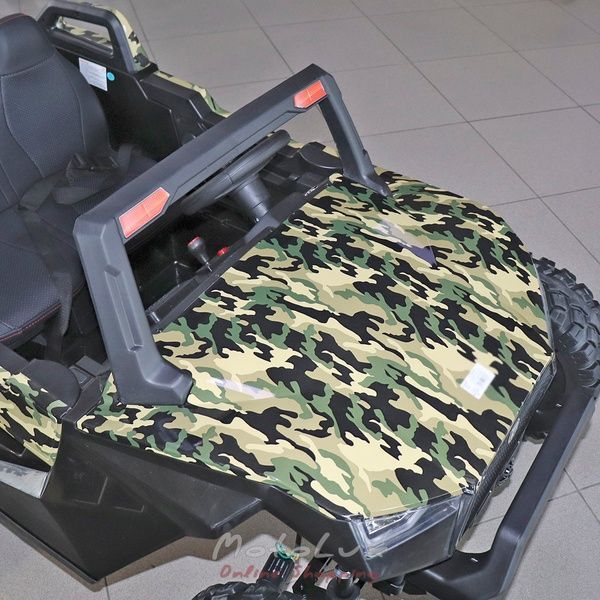 Детский электромобиль джип Bambi M 4170EBLRS 18, камуфляж