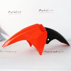 Front fender for Viper V200N motorcycle, orange n black