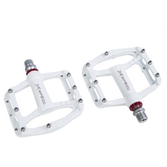 Pedals Mpeda AL-65, aluminum. platform, on prom. bearings, white