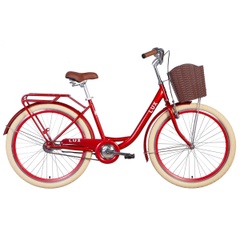 Міський велосипед ST 26 Dorozhnik Lux Velosteel, рама 17, red, 2022