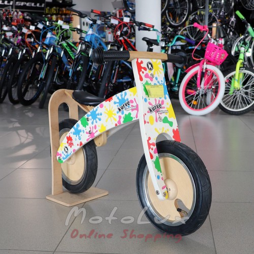 Children's begovel Kiddi Moto Kurve, wheel 12, color dots