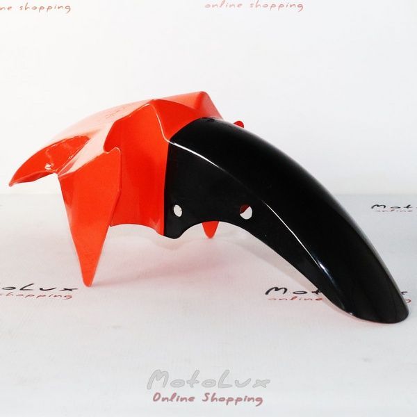 Front fender for Viper V200N motorcycle, orange n black