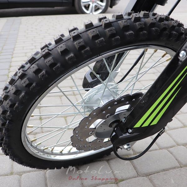 Мотоцикл Sparta Cross 200, зелений з чорним