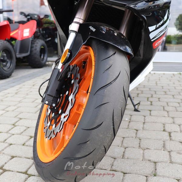 Мотоцикл Taro TR400 GP1, білий з чорним і з помаранчевим