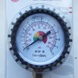 Manometer of pistol for pumping wheels