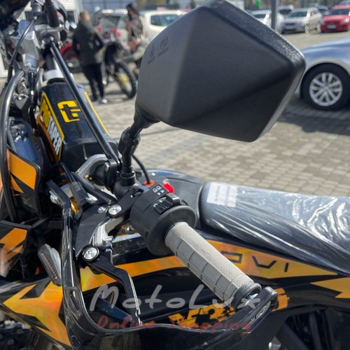 Kovi MAX 300 enduro motorcycle, black with orange, 2024