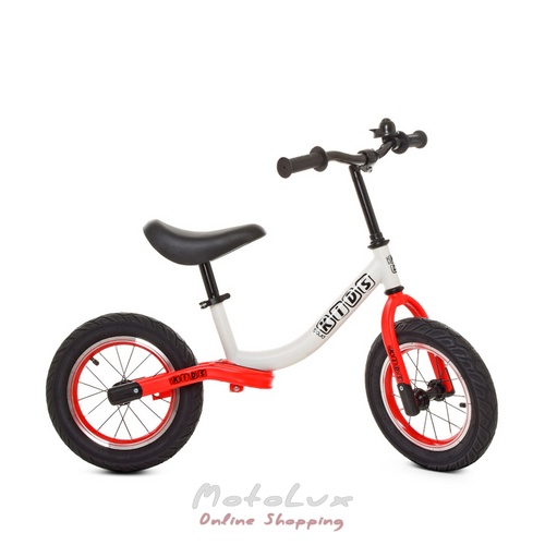 Беговел Profi Kids HUMG1207A 2, колесо 12, красный с белым