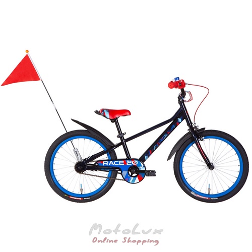 Children's bicycle Formula 20 Race, frame 10, ST, blue n red, 2022