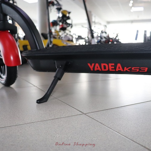 Electric scooter Yadea KS3 36V 7.8Ah, Rated Power 300W, Max Power 600W, black red