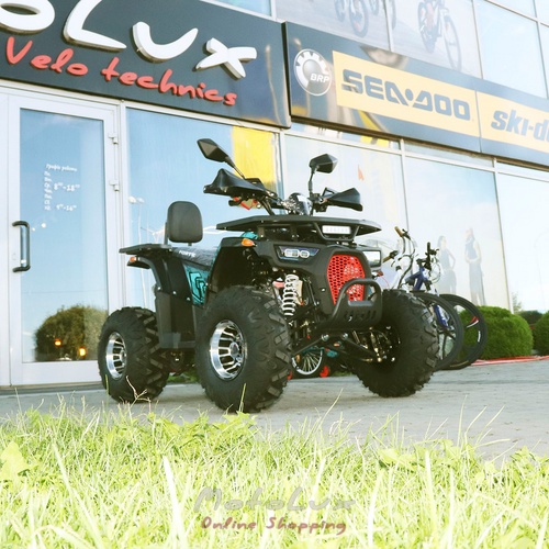 Квадроцикл Forte ATV 125P, 125 см. куб, 10 л.с, бирюзовый