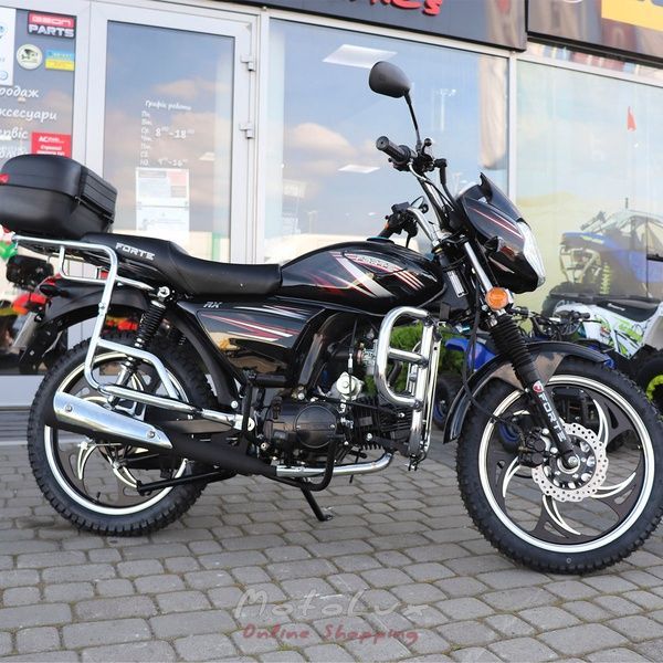Motorker&eacute;kp&aacute;r Forte Alfa  NEW FT125 RX, fekete &eacute;s sz&uuml;rke