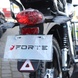 Motocykel Forte Alfa  NEW FT125 RX, čierna a sivá