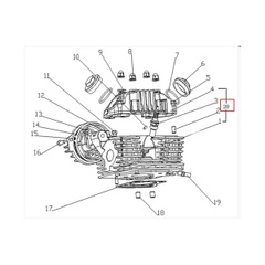 Geon CR6 cylinder head