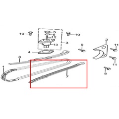 Starter Chain Slider (Small) for Hunter Cobra 125 Motorcycle