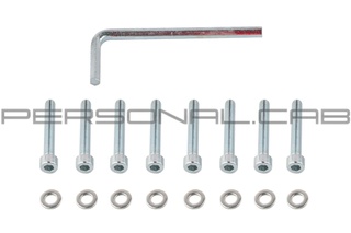 Болты крышки вариатора 4T GY6 50, 10 колесо, шестигранный шлиц, 8 шт, ключ