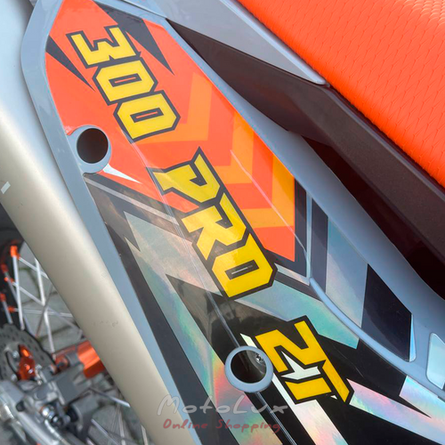 Kovi 300 2T Pro Enduro motorkerékpár, szürke, fehér, 2024