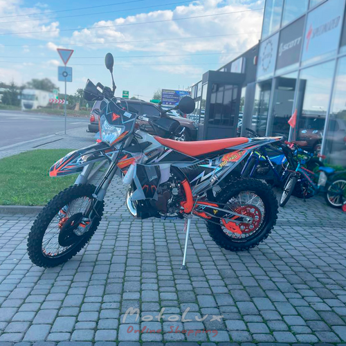 Kovi 300 2T Pro Enduro motorkerékpár, szürke, fehér, 2024