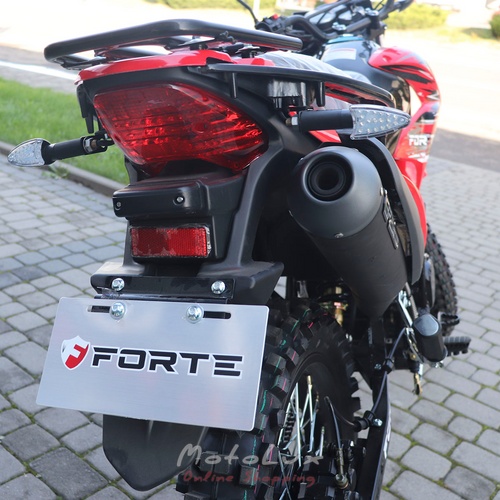 Мотоцикл Forte Cross 250, червоний