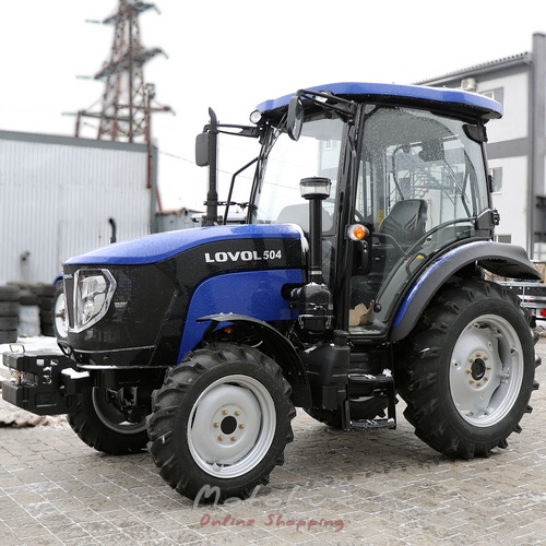 Tractor Foton Lovol 504CN, 50 HP, 4 Cyl., Power Steering, Locking Differencial