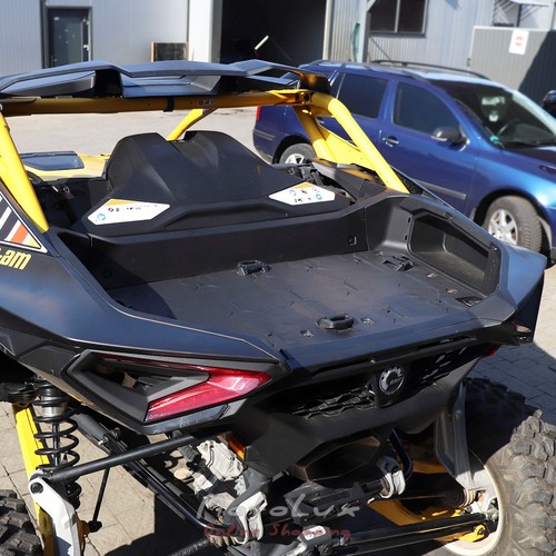 ATV BRP Maverick R X RS 999T DCT SAS, Carbon Black & Neo Yellow, 2024