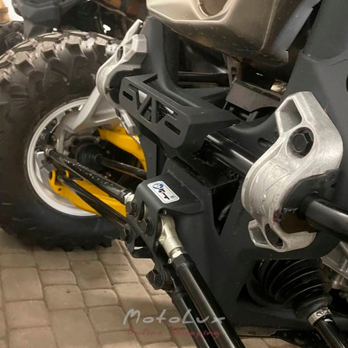 ATV BRP Maverick R X RS 999T DCT SAS, Carbon Black & Neo Yellow, 2024