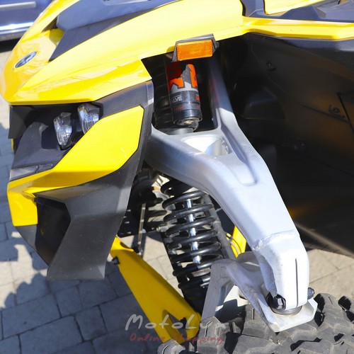 ATV BRP Maverick R X RS 999T DCT SAS, Carbon Black & Neo Yellow, 2024