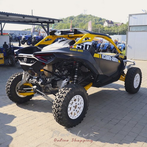 ATV BRP Maverick R X RS 999T DCT SAS, Carbon Black & Neo Yellow, 2024