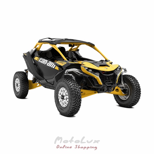 Мотовсюдихід BRP Maverick R X RS 999T DCT SAS, Carbon Black & Neo Yellow, 2024