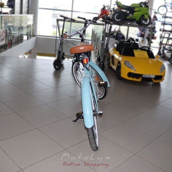 Дорожній велосипед Neuzer California, колеса 26, рама 17, Shimano Nexus, ніжно-голубий