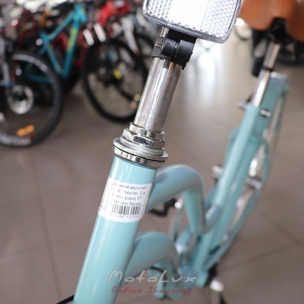Дорожній велосипед Neuzer California, колеса 26, рама 17, Shimano Nexus, ніжно-голубий