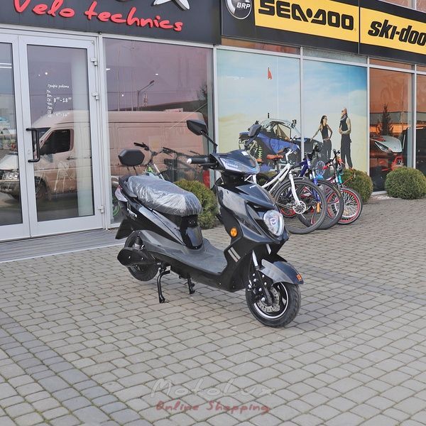 Электроскутер Forte Hawk, 2000 W, черный