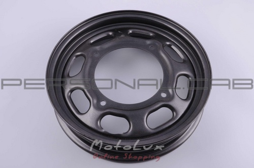 Wheel rim 10 for electric scooters, rear