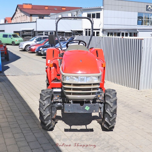 Yanmar AF 24 mini traktor, bol používaný, piros