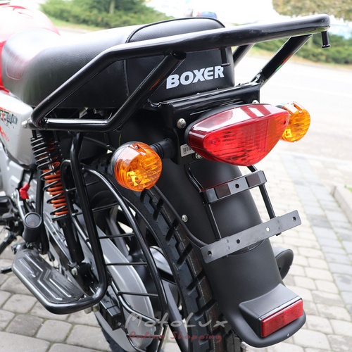 Motocykel Bajaj Boxer BM 150X disk, červený