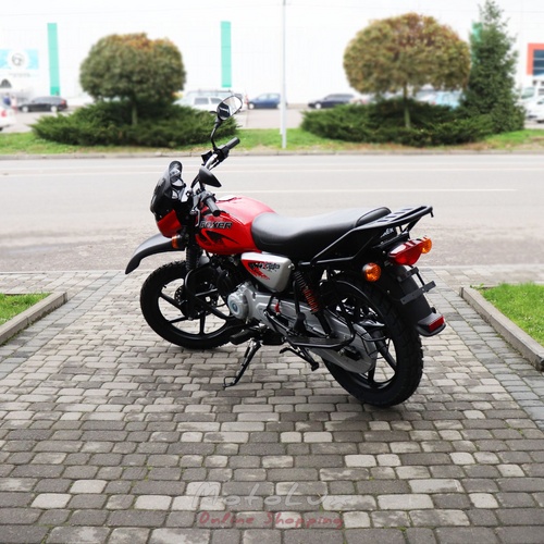 Motocykel Bajaj Boxer BM 150X disk, červený