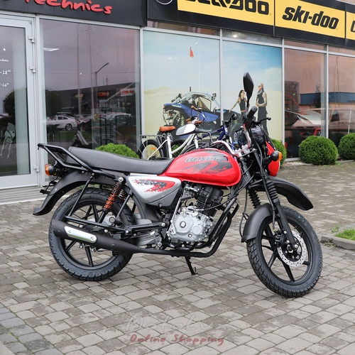 Motocykel Bajaj Boxer BM 150X disk, červený