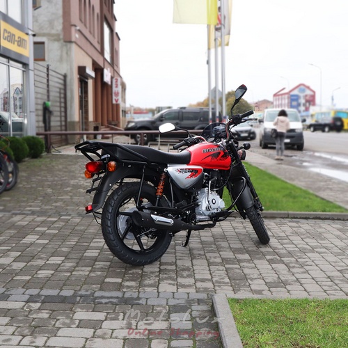 Motocykel Bajaj Boxer BM 150X disk, červený