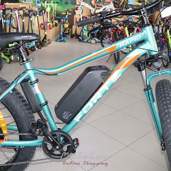 Bat&eacute;riov&yacute; bicykel Forte RAPID, 500 W, koleso 26, r&aacute;m 18, Zelen&aacute;