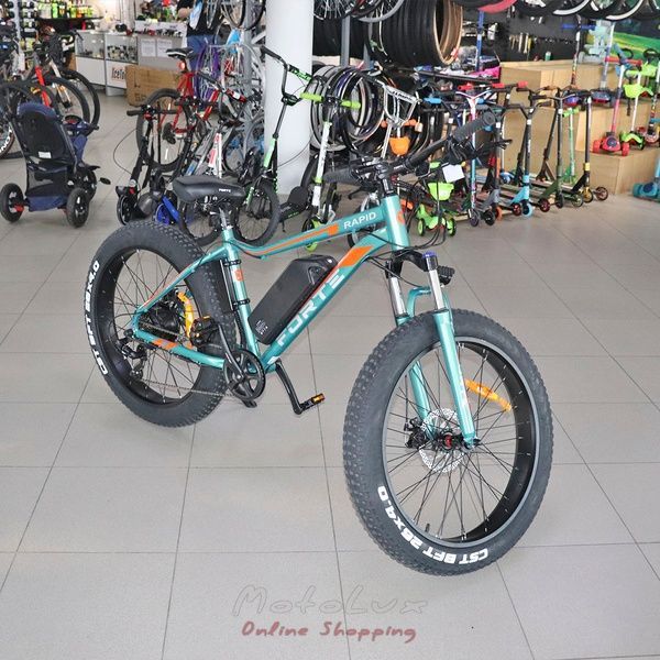 Bat&eacute;riov&yacute; bicykel Forte RAPID, 500 W, koleso 26, r&aacute;m 18, Zelen&aacute;
