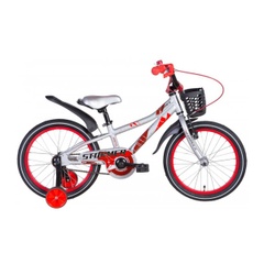 Detský bicykel Formula 18 Stormer, rám 9, silver n red, 2021