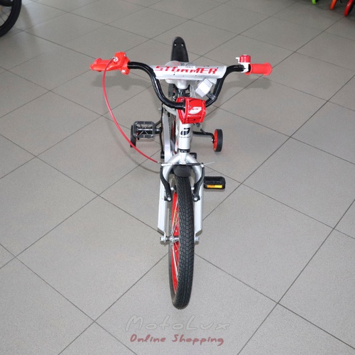 Detský bicykel Formula 18 Stormer, rám 9, silver n red, 2021