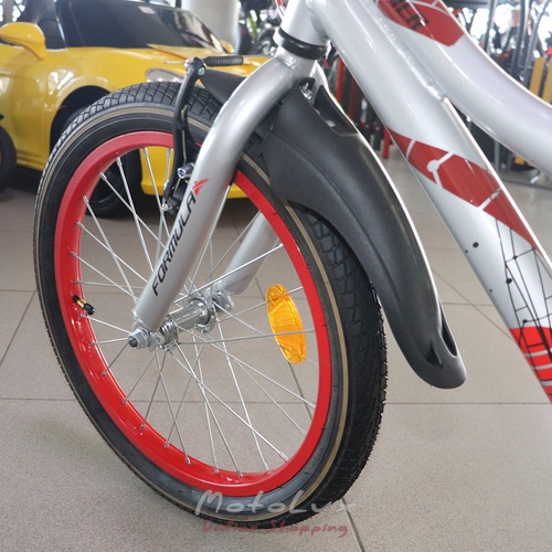 Detský bicykel Formula 18 Stormer, rám 9, silver n red, 2021