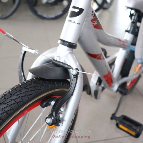 Detský bicykel Formula 18 Stormer, rám 9, silver n red, 2021