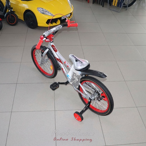 Detský bicykel Formula 18 Stormer, rám 9, silver n red, 2021