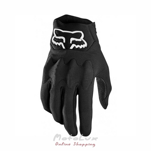 FOX Bomber LT motorcycle gloves, size XL, black