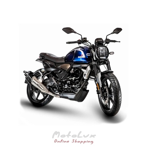 Loncin LX250 12C, Voge AC4 motorcycle, black with blue