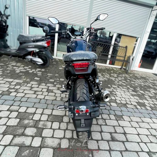 Motocykel Loncin LX250 12C, Voge AC4, čierna s modrou