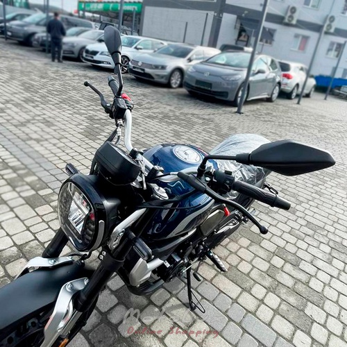 Loncin LX250 12C, Voge AC4 motorkerékpár, fekete kékkel