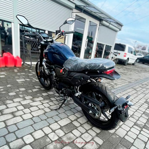 Loncin LX250 12C, Voge AC4 motorcycle, black with blue