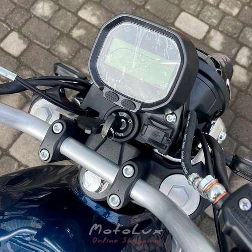 Motocykel Loncin LX250 12C, Voge AC4, čierna s modrou